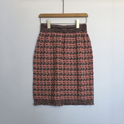 Cardigan femme texturé à ouvert devant avec détail à franges Chic und Stil