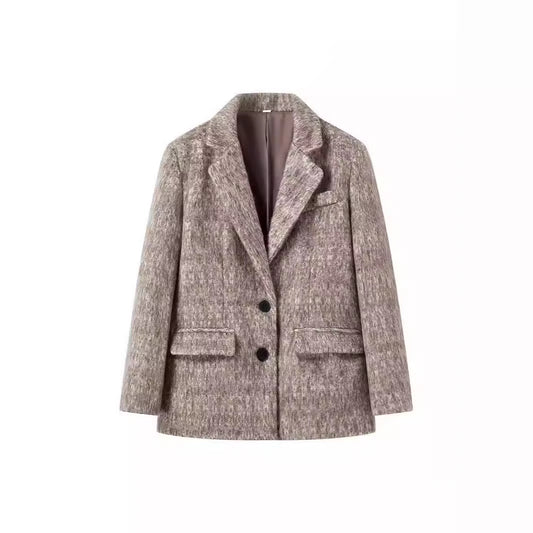 Dames élégant blazer en mélange de laine de haute qualité Chic und Stil