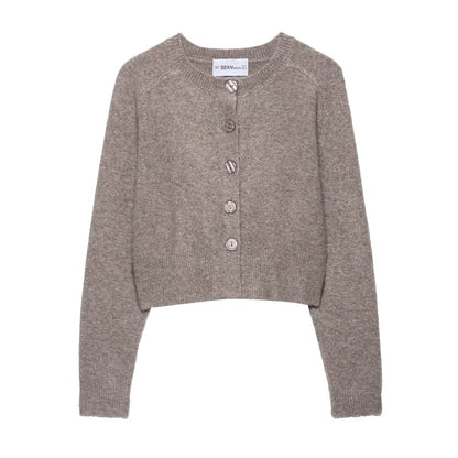 Dames gros cardigan Chic und Stil