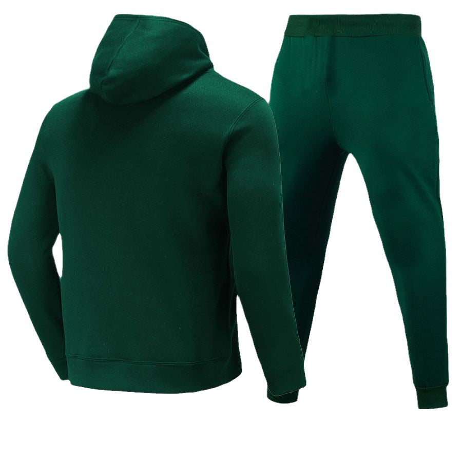 Sweatshirt and Jogging Pants Set for Men with Modern Chic Logo and Style