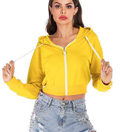 Dames Pull à Capuche Sportif Chic und Stil