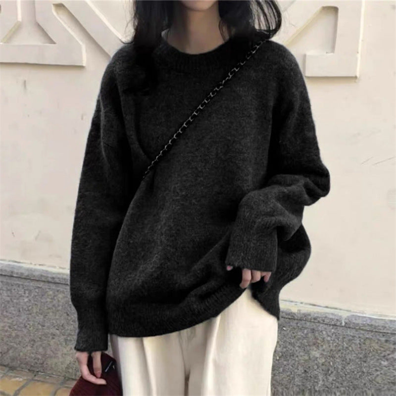 Pull décontracté pour femmes en style surdimensionné Chic und Stil