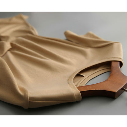 Robe A-Line décontractée pour femmes avec détail de nœud sur le côté Chic und Stil