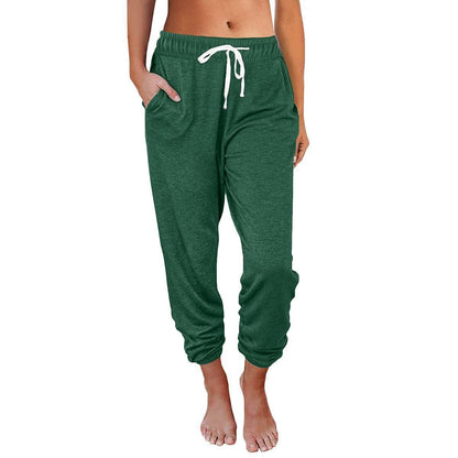 Women Comfortable and Casual Jogging Pants with Elastic Waist and Side Pockets Chic and Style