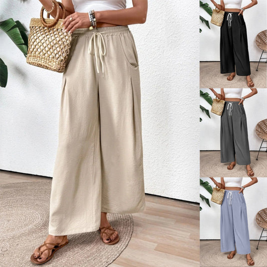 Ladies casual chic lounge wide pants