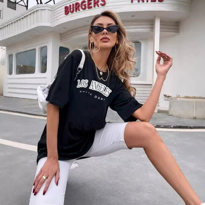 T-shirt oversized pour femmes avec impression graphique Chic und Stil