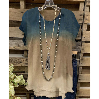 T-shirt décontracté pour femmes dégradé Chic und Stil