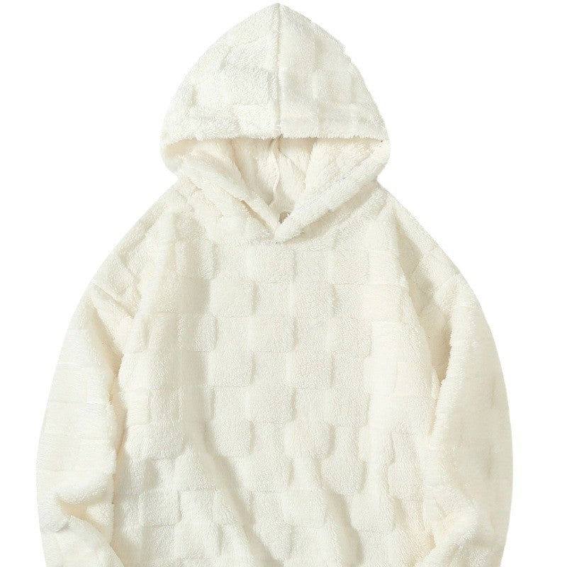 Damen Kuscheliger Fleece-Hoodie mit strukturiertem Design und Kapuze Chic und Stil