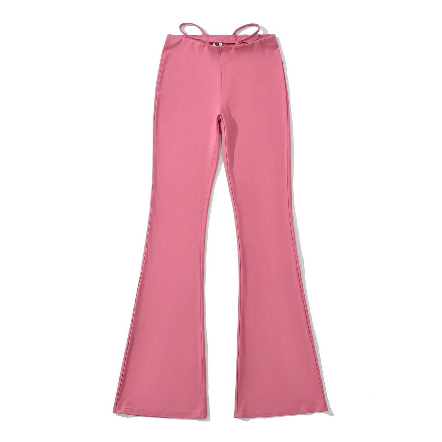Elegant flared pants for women with a high waist and practical side pockets Chic and Style