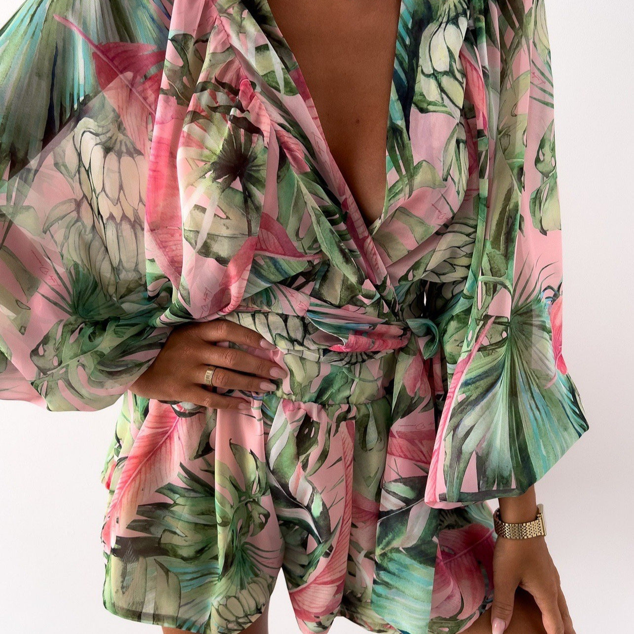 Women Elegant Bohemian Printed Jumper Dress Chic and Style