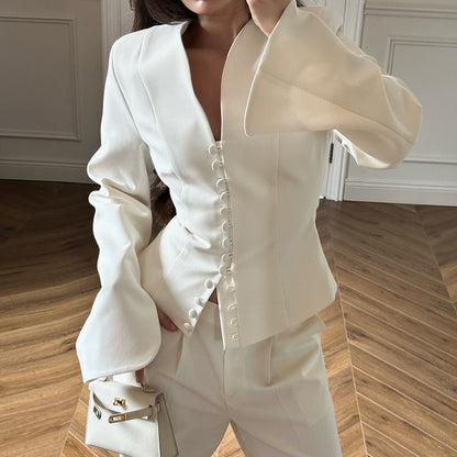 Women elegant blazer and pants set Chic and Style