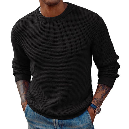 Pull en maille pour homme avec tissu texturé Chic und Stil