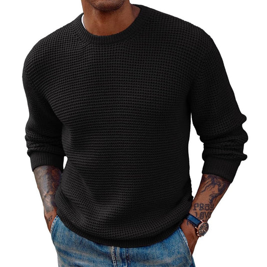 Pull en maille pour homme avec tissu texturé Chic und Stil