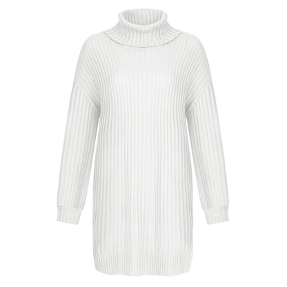 Pull-over à col roulé en grosse maille pour femmes, coupe décontractée Chic und Stil