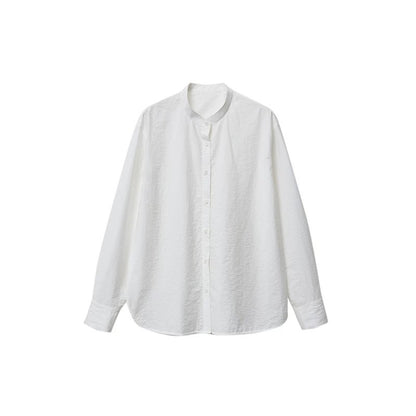Chemisier léger froissé à boutons pour femmes Chic und Stil