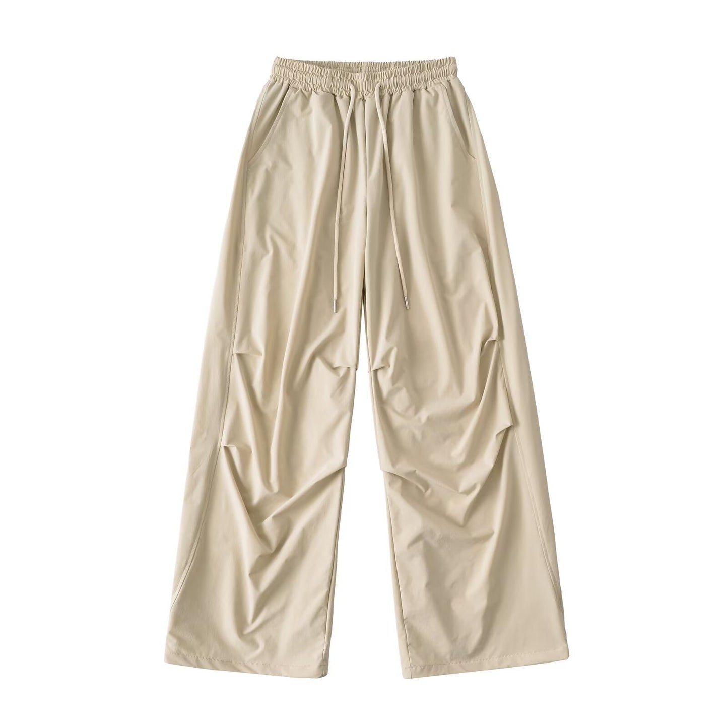 Loose casual pants for women with elastic waist and practical side pockets Chic and Style