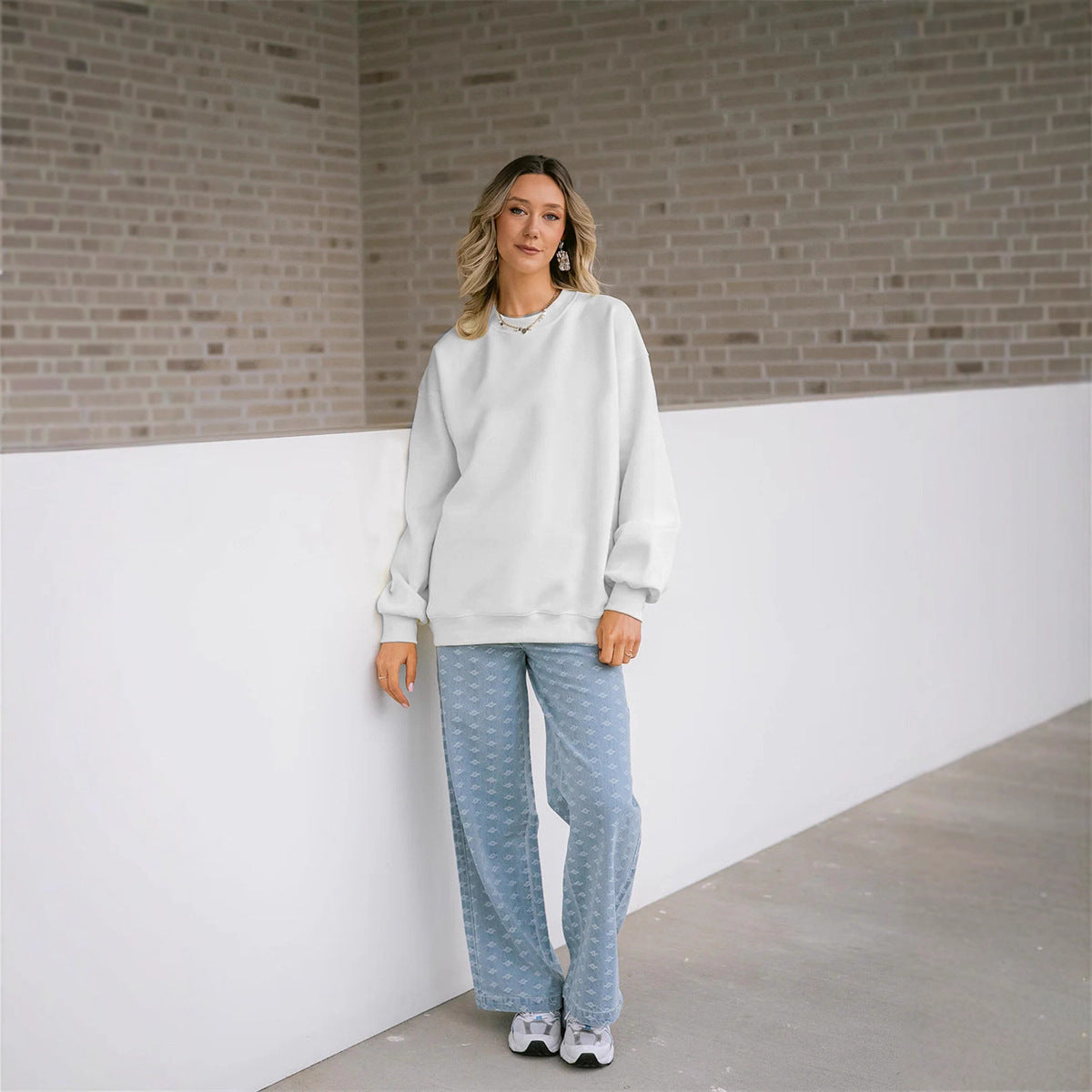 Comfortable sweat set for women and loose pants Chic und Stil