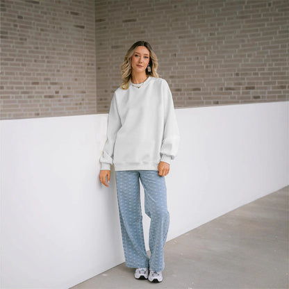 Comfortable sweat set for women and loose pants Chic und Stil