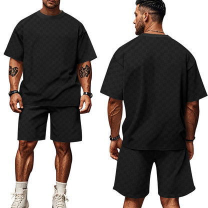Ensemble décontracté pour hommes avec t-shirt oversize et shorts Chic und Stil
