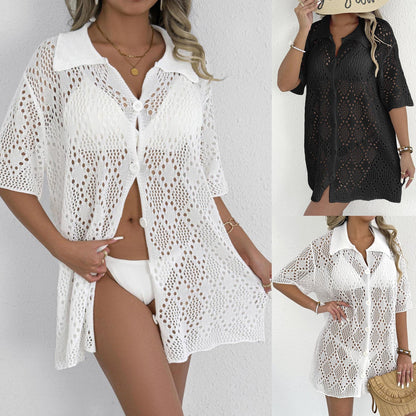 Chemisier de plage en crochet pour femmes Chic und Stil