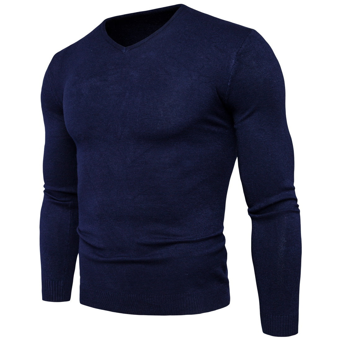 Pull homme en V de haute qualité en coton Chic und Stil