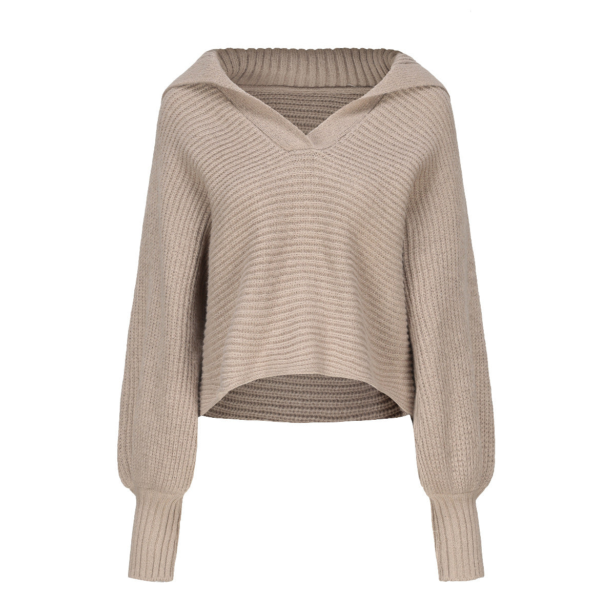 Pull oversized décontracté pour femmes avec des manches structurées Chic und Stil