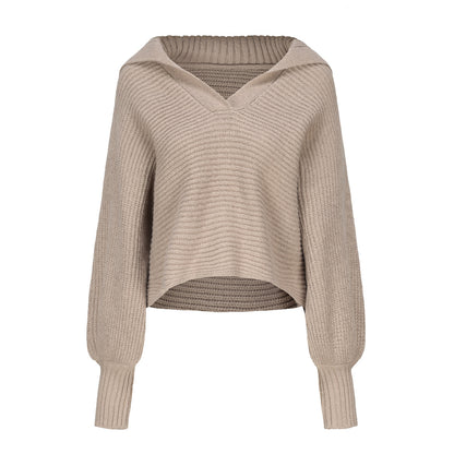 Pull oversized décontracté pour femmes avec des manches structurées Chic und Stil