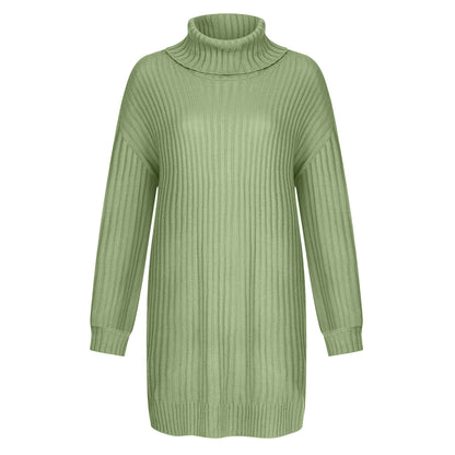 Pull-over à col roulé en grosse maille pour femmes, coupe décontractée Chic und Stil