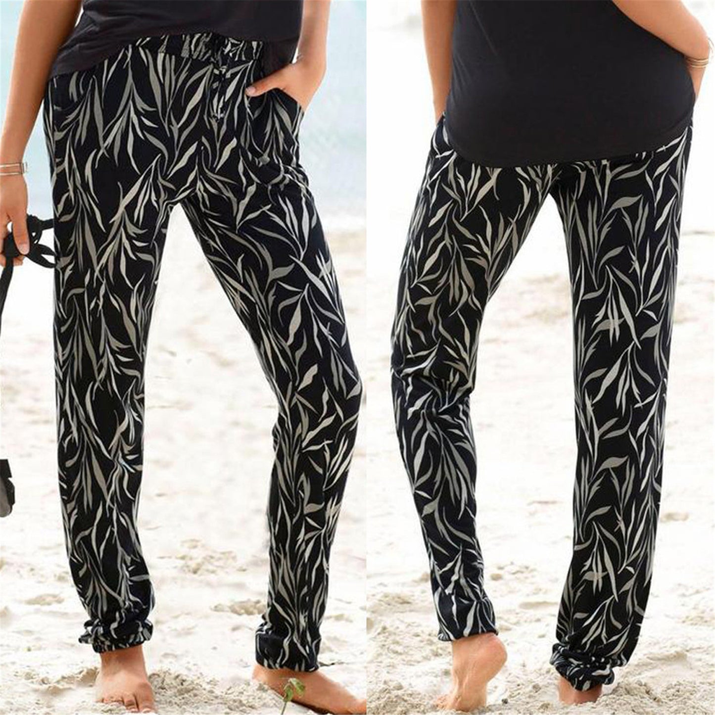 Women Chic Floral Pattern Lounge Pants Chic and Style