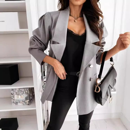 Blazer structuré à double boutonnage pour femmes Chic und Stil