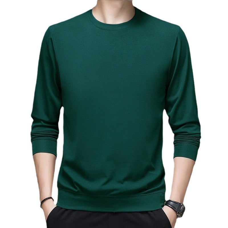 Round pullover for men in high-quality functional material Chic and Style