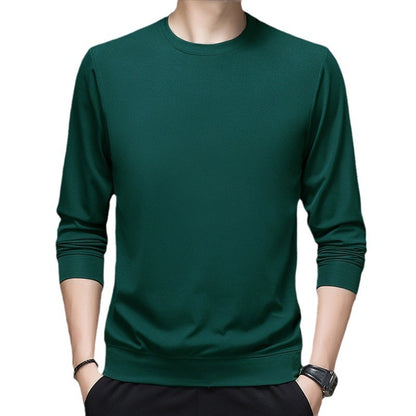 Round pullover for men in high-quality functional material Chic and Style
