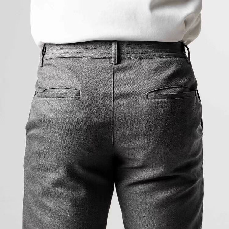 Fashion chinos pants for men with elastic waistband and practical pockets Chic and Style