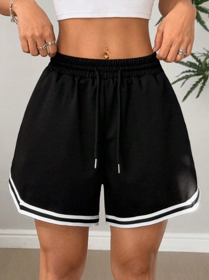 Pantalons de loisirs sportives pour femmes au style décontracté avec taille ajustable Chic und Stil