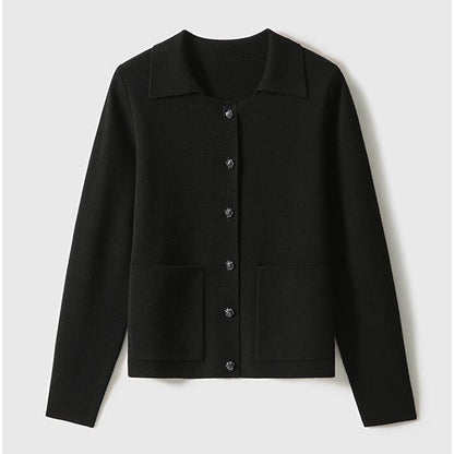 Cardigan en maille élégant pour femme avec accents de boutons Chic und Stil