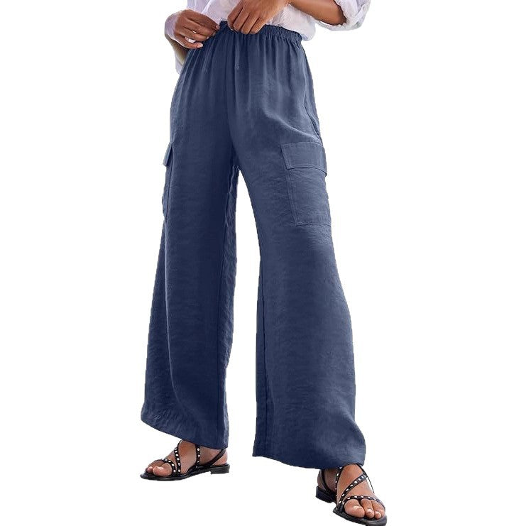 Women Lightweight Jersey Cargo Pants Chic and Style