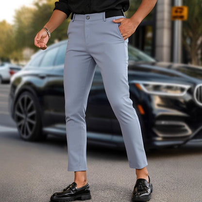 Chic and Style slim-fit trendy chino pants for men