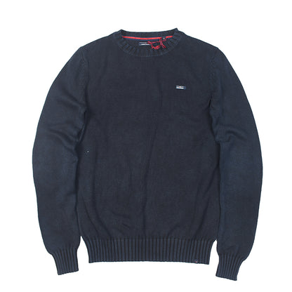 Pull-over en tricot fin pour hommes avec un col rond raffiné et une ceinture élastique Chic und Stil