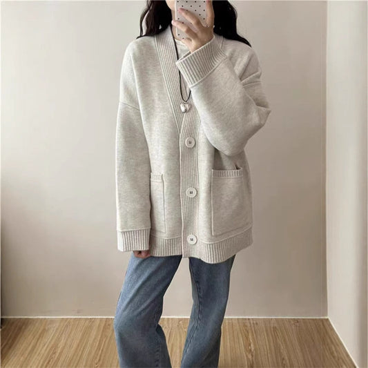 Cardigan en tricot confortable pour femmes Chic und Stil