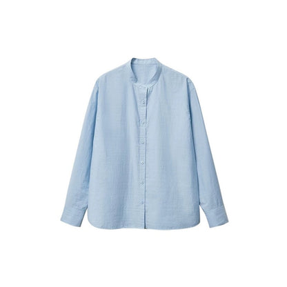 Chemisier léger froissé à boutons pour femmes Chic und Stil