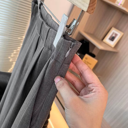 Elegant wide striped pants for women with high waist Chic and Style