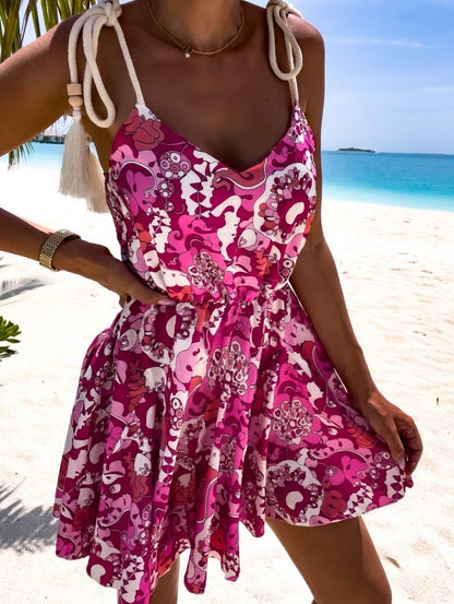 Robe chic et stylée à motif floral pour femmes