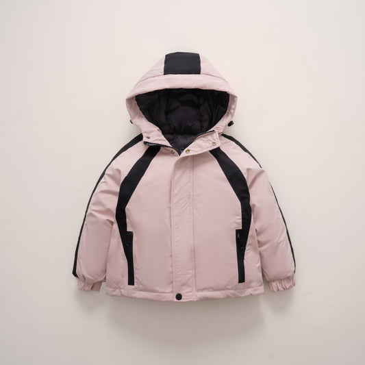 Functional fashion jacket for women with hood and thermoregulating lining Chic and Style