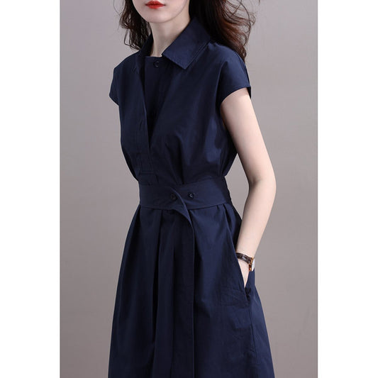 Robe chemise boutonnée pour femme Chic und Stil