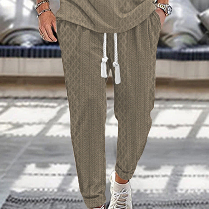 Men's sporty jogger pants with modern accents Chic and Style