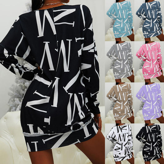 Robes mini élégante pour femmes avec un slogan accrocheur Chic und Stil