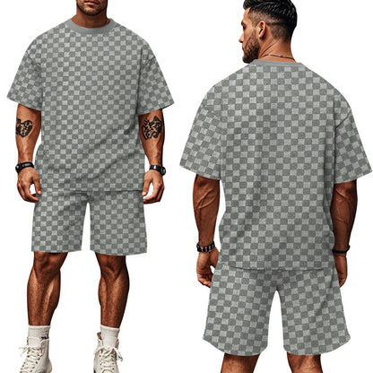 Ensemble décontracté pour hommes avec t-shirt oversize et shorts Chic und Stil