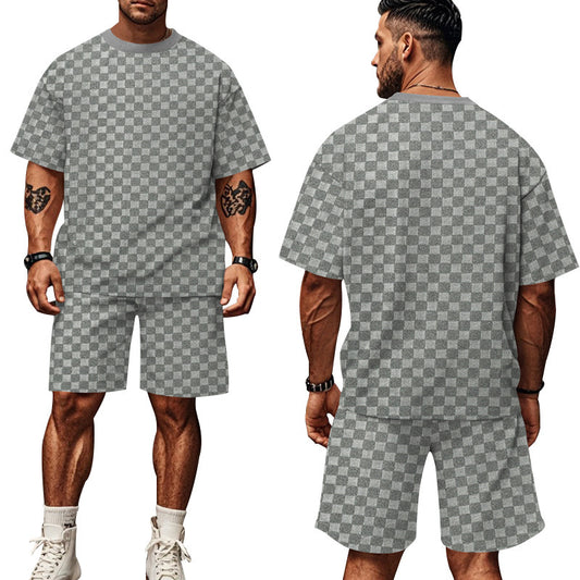 Ensemble décontracté pour hommes avec t-shirt oversize et shorts Chic und Stil