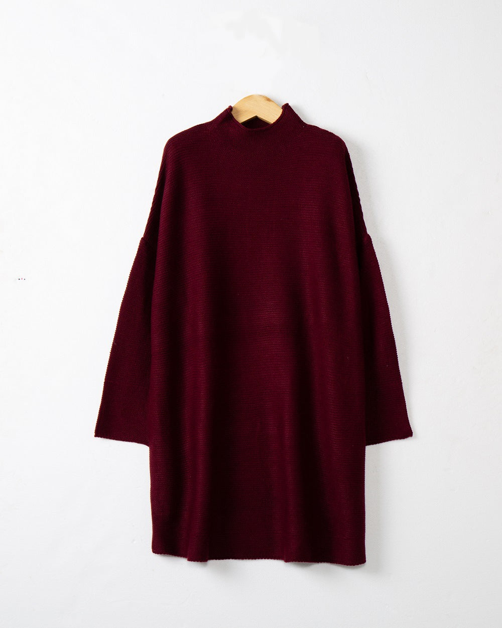 Dames Grand pull à col roulé en tricot doux Chic und Stil
