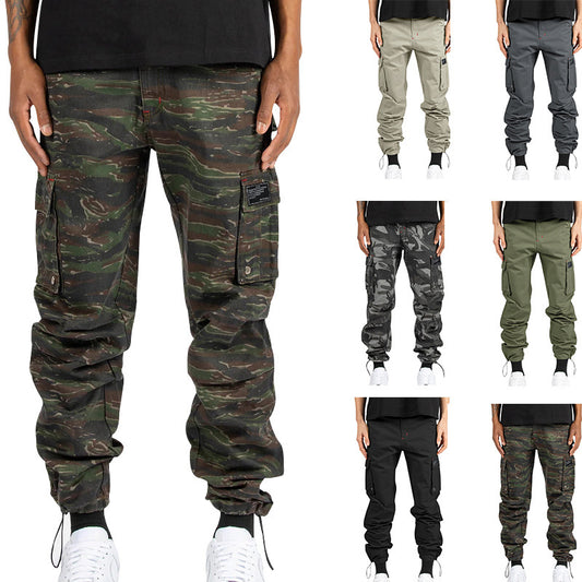 Men's cargo pants with practical pockets and chic and stylish cuffs